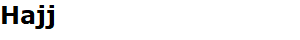 Hajj